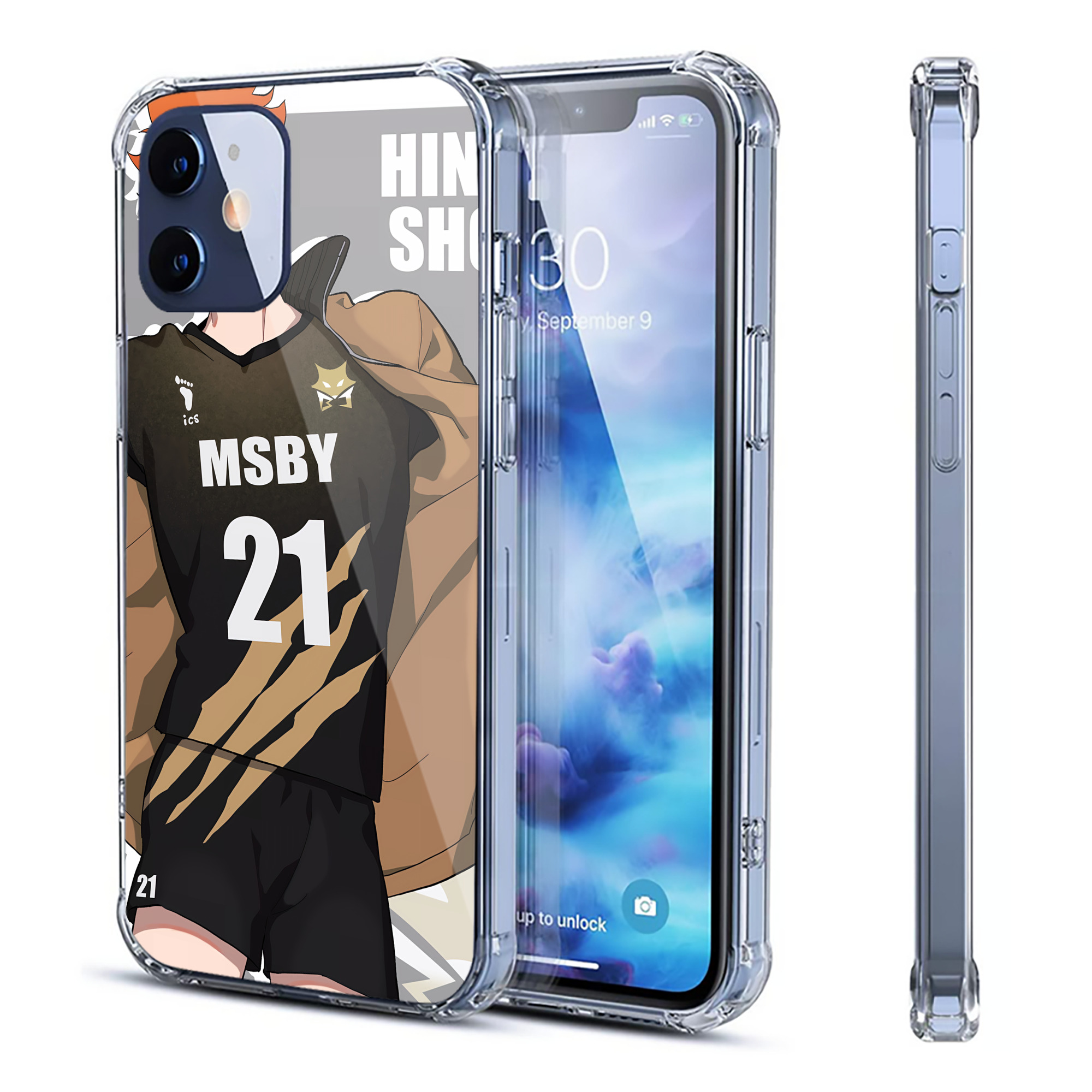 （画像用） ハイキュー!! Haikyu!! 【iPhone 12シリーズ対応】透明スマホケース（クリアソフトケース）